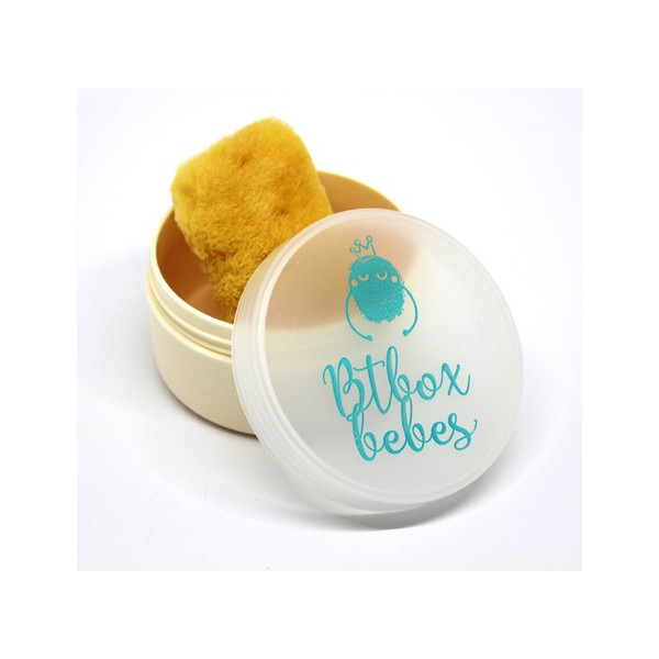 ESPONJA NATURAL FINA DAMA CON CAJA