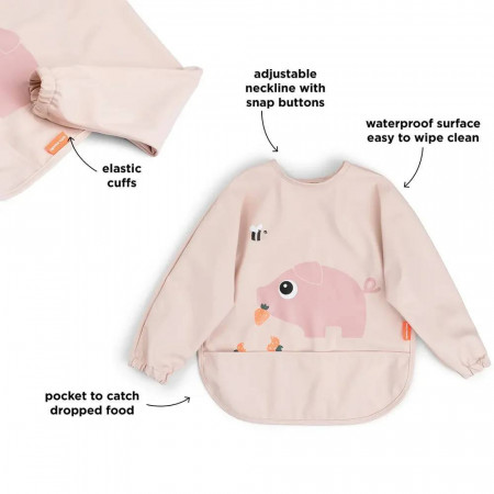 BABERO CON MANGAS Y BOLSILLO DONE BY DEER