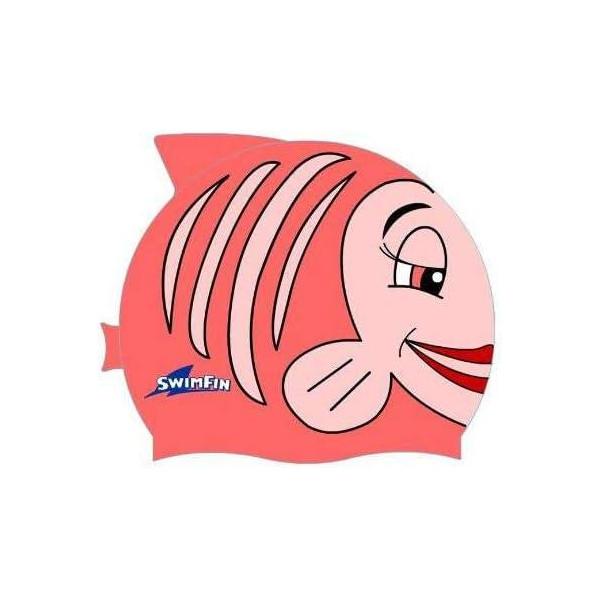 GORRO DE NATACIÓN DE SILICONA SWIMFIN ROSA