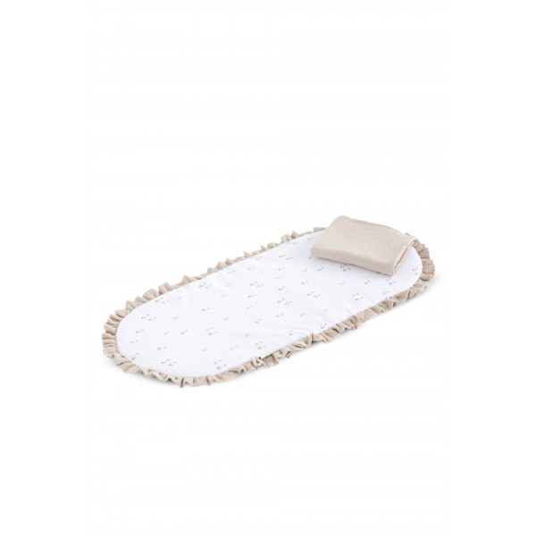 KIT BASE INTERIOR CAPAZO VOLANTE Y MUSELINA D`PEQUES