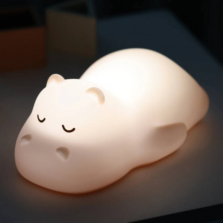 LUZ NOCTURNA INFANTIL HIPOPOTAMO NATTOU