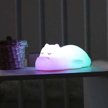 LUZ NOCTURNA INFANTIL HIPOPOTAMO NATTOU